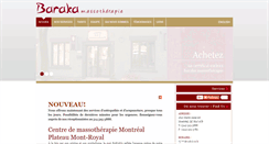 Desktop Screenshot of barakamassotherapie.com